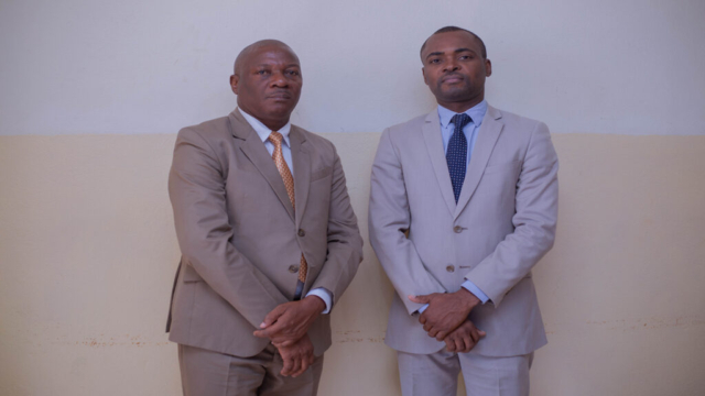 De gauche à droite: Pasteur Mitiane Islet , Pasteur Murat Jean Chavenet